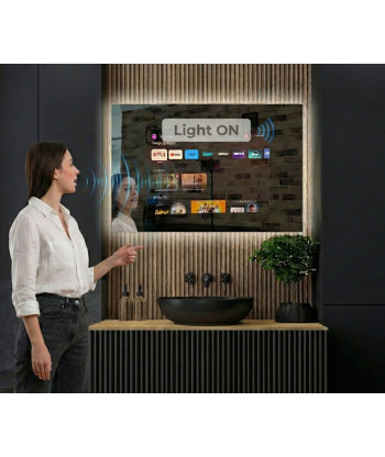 Magia technologii: Telewizor całkowicie ukryty w tafli lustra. 2